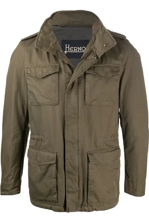 HERNO Cargo-pocket military jacket