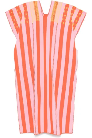 PIPPA  HOLT Striped midi dress