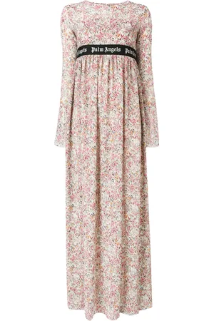Palm Angels Floral print long dress