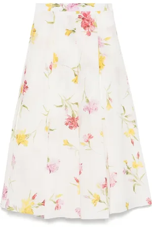 Erdem Floral midi skirt