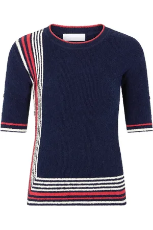 Paco rabanne Striped knitted top