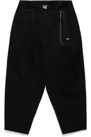 MASTERMIND Logo-embroidered trousers