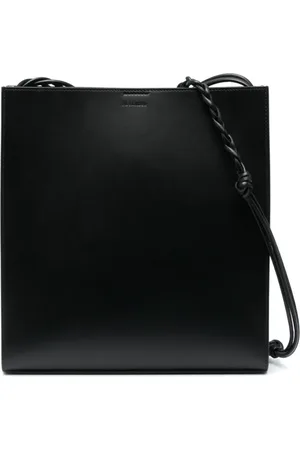 Jil Sander Debossed-logo leather shoulder bag