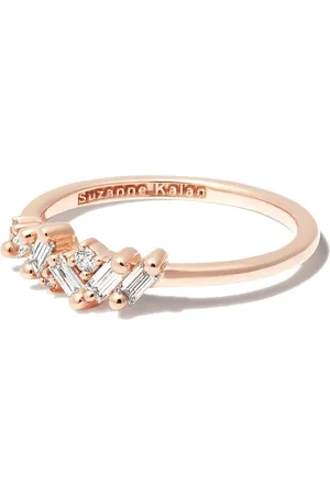 Suzanne Kalan 18kt rose gold Fireworks diamond eternity ring