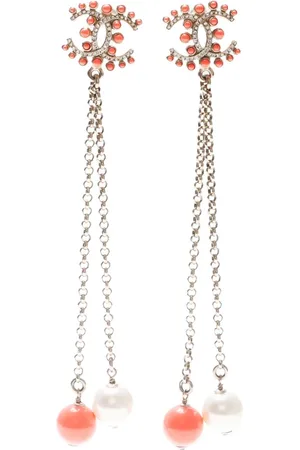 CHANEL 2019 CC Mark drop earrings