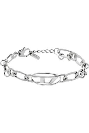 Diesel Oval D-plaque bracelet