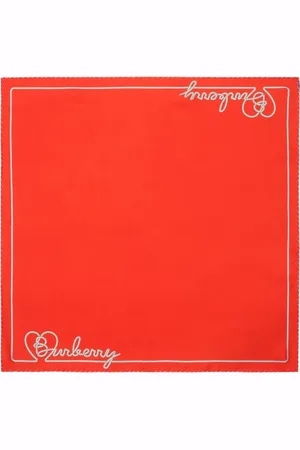 Burberry Heart-logo silk scarf