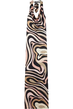 Puccini Marmo-print dress