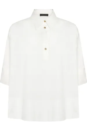 Elena Miro Classic-collar blouse