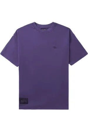 Izzue Slogan-embroidered cotton T-shirt