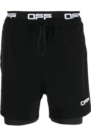 OFF-WHITE Layered cycling shorts