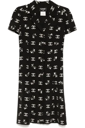CHANEL 1997 short-sleeved dress