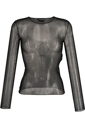 Tom Ford Semi-sheer silk top