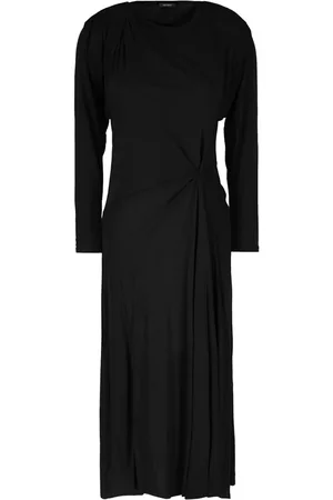 Isabel Marant Gathered long-sleeve dress