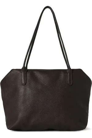 The Row Henri textured shoulder bag