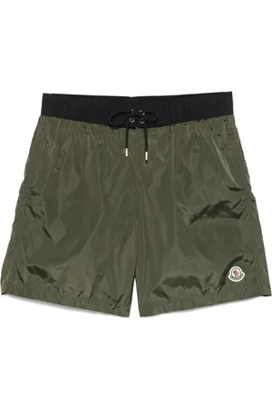 Moncler Logo-appliqu?? swim shorts