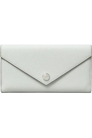 Tory Burch Pebbled-leather envelope wallet