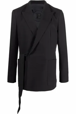 Balmain Side tie fastening blazer