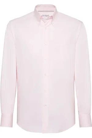 Brunello Cucinelli Cotton button-down collar shirt