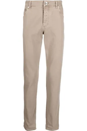 Brunello Cucinelli Mid-rise straight-leg jeans