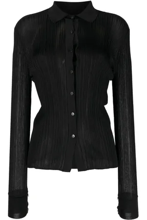 Tom Ford Fine ribbed polo-collar shirt