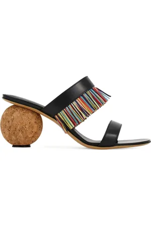 Salvatore Ferragamo 75mm fringed sandals