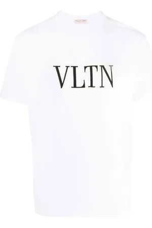 VALENTINO GARAVANI VLTN logo-embroidered T-shirt