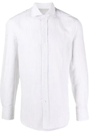 Brunello Cucinelli Long-sleeve striped shirt