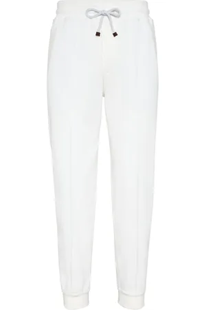 Brunello Cucinelli Tapered cotton track pants