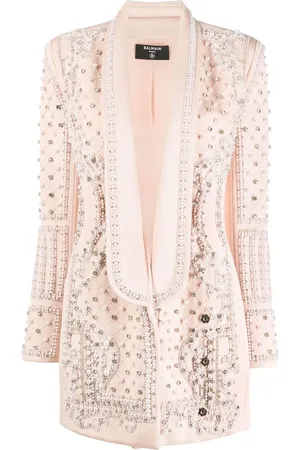 Balmain Embellished shawl lapel blazer