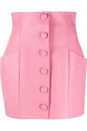 Balmain Button-up high-waisted skirt