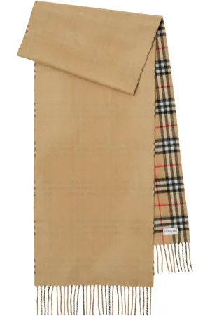 Burberry Checked cashmere scarf