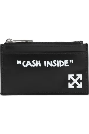 OFF-WHITE Slogan-print wallet