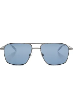 Montblanc Double-bridge square-frame sunglasses