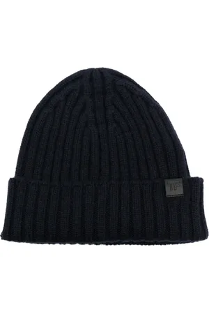 Tom Ford Logo-patch chunky-knit beanie