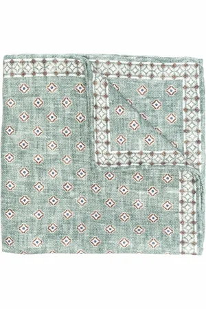 Brunello Cucinelli Patterned-print silk scarf