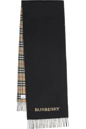 Burberry Reversible Check cashmere scarf