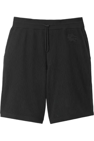Burberry EKD-patch silk-cotton blend shorts