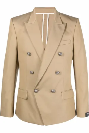 Balmain Peak-lapel double-breasted blazer