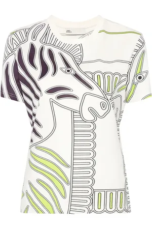 Tory Burch Zebra-print cotton T-shirt