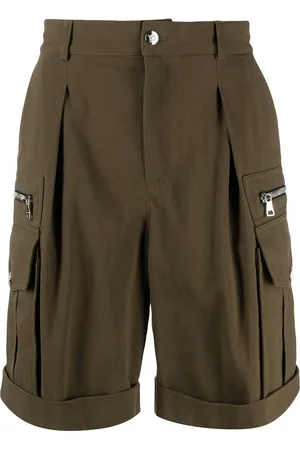Balmain Zip-detail knee-length shorts