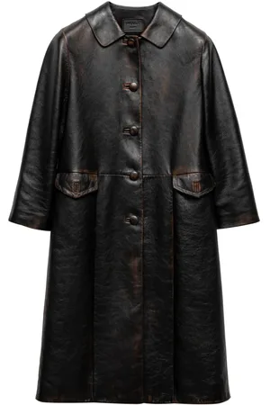 Prada Nappa leather coat