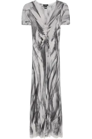 AVANT TOI Graphic-print midi dress