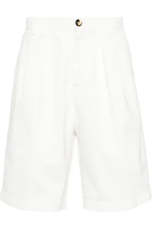 Brunello Cucinelli Pleat-detail straight-leg shorts