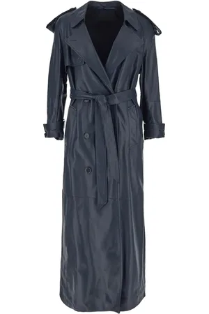 SALVATORE SANTORO Leather trench coat