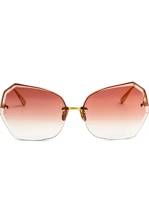 Linda Farrow Geometric-frame sunglasses