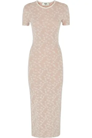 Fendi Floral-jacquard dress