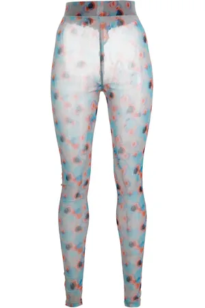 HENRIK VIBSKOV Abstract-print semi-sheer tights