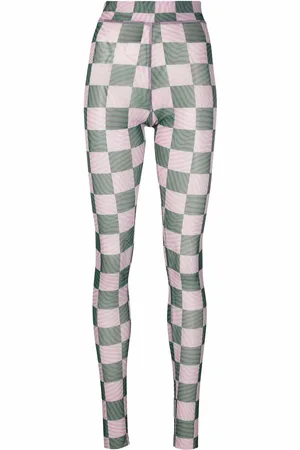 HENRIK VIBSKOV Grid-print leggings