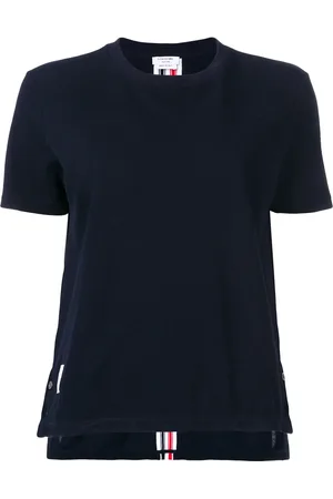Thom Browne RWB stripe relaxed piqué T-shirt